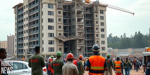 16-Storey Building Collapse in Nairobi’s South C: Emergency Responders on Scene