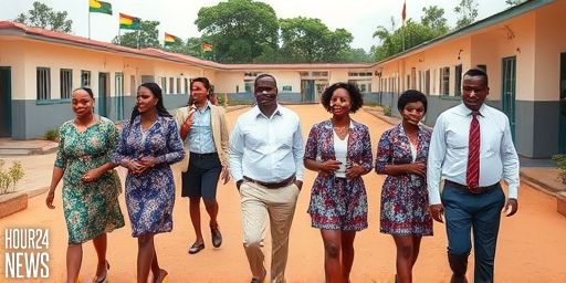 Dr Apaak Jacobs Foundation Tour New Gbawe Schools: A Focus on Teaching and Learning