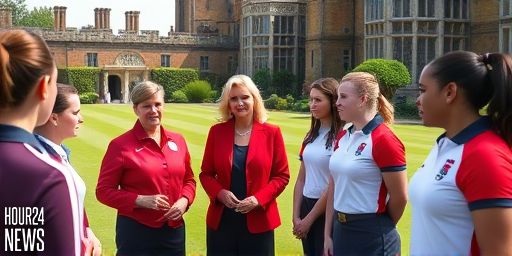 Princess of Wales Hosts England Women’s Rugby Winners at Windsor