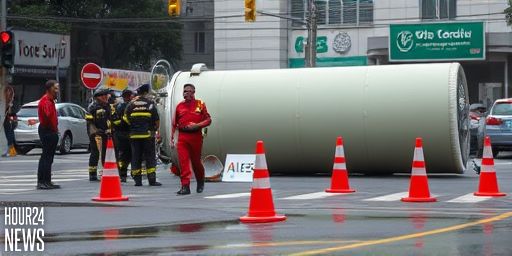Three Hurt After Glucose Syrup Tanker Overturns in Manila