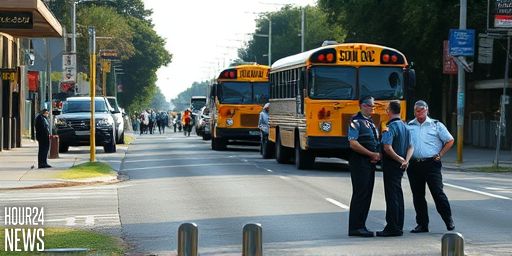 Charge laid after stolen vehicle crashes into Geelong school bus and officer opens fire