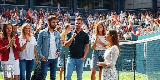 Jay Chou at Australian Open One Point Slam: Brief Appearance Draws Cheers