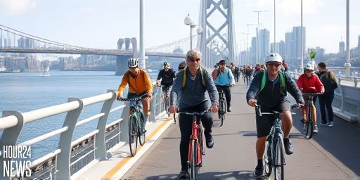 Sydney celebrates as new Harbour Bridge bike ramp opens, linking North Sydney to the CBD