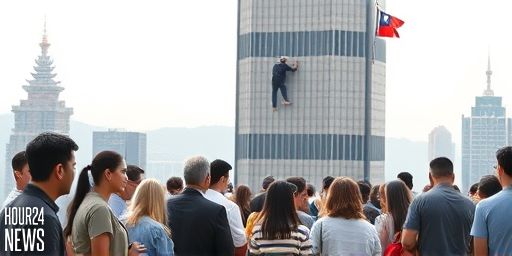 American Daredevil Alex Honnold Free-Solo Climb Taipei 101