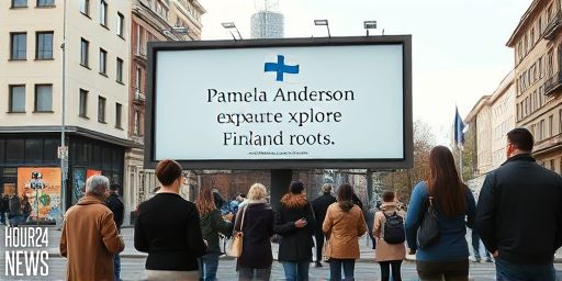 Helsinki Seeks to Reconnect Pamela Anderson with Finnish Roots with Bold Billboard